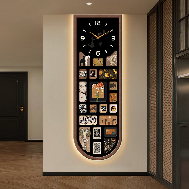 Vertical Security Wall Clock U - Luxury Lifestyle Aesthetic reseña y precio