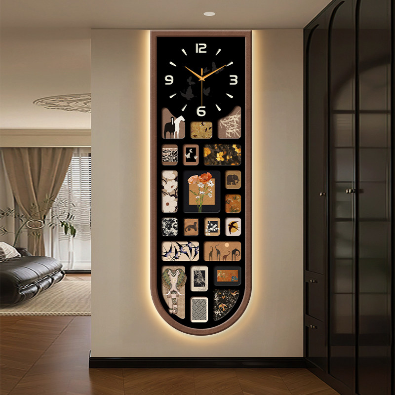 Vertical Security Wall Clock U - Luxury Lifestyle Aesthetic reseña y precio