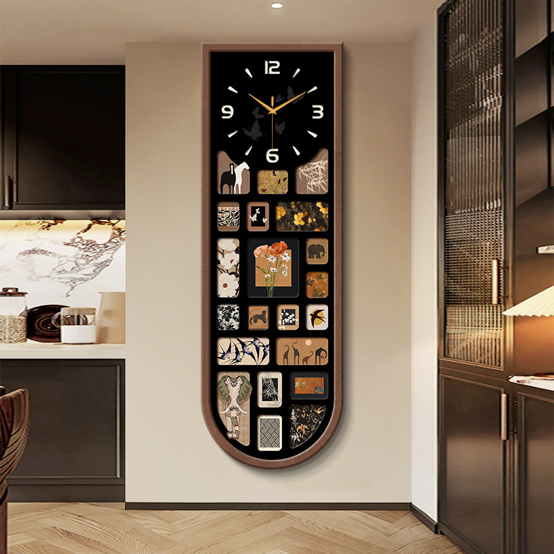 Vertical Security Wall Clock U - Luxury Lifestyle Aesthetic reseña y precio