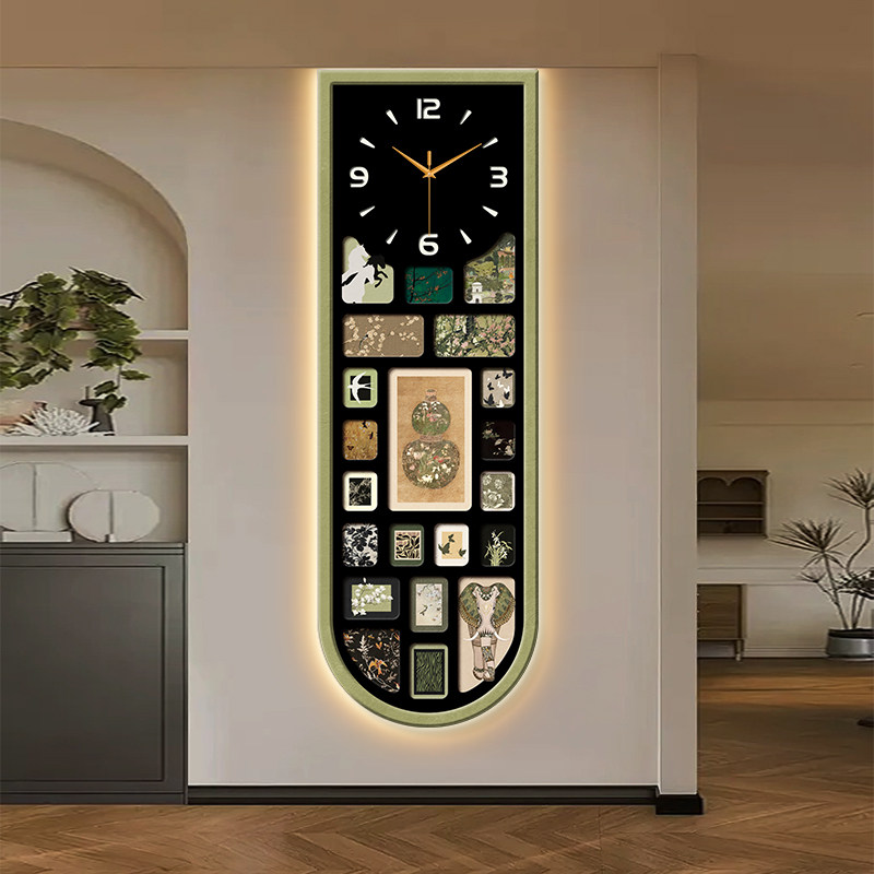 Vertical Security Wall Clock U - Luxury Lifestyle Aesthetic reseña y precio