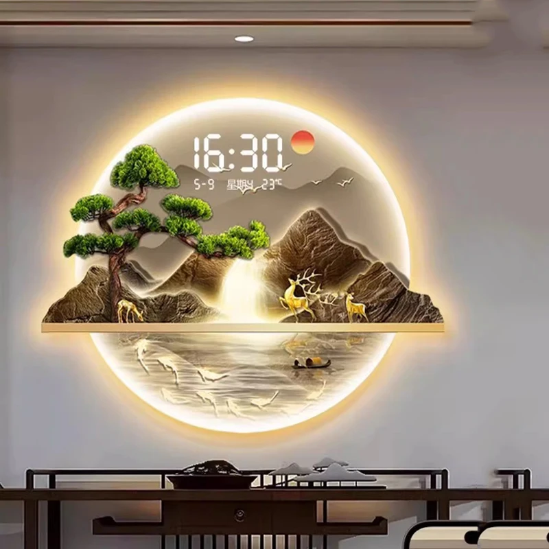 Chinese Style Design Wall Cloc - Luxury Lifestyle Aesthetic reseña y precio