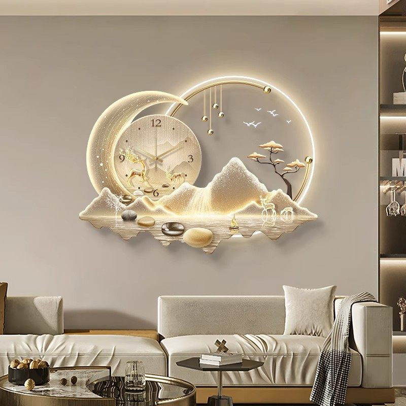Art Mural Led Clock Wall Luxur - Luxury Lifestyle Aesthetic reseña y precio
