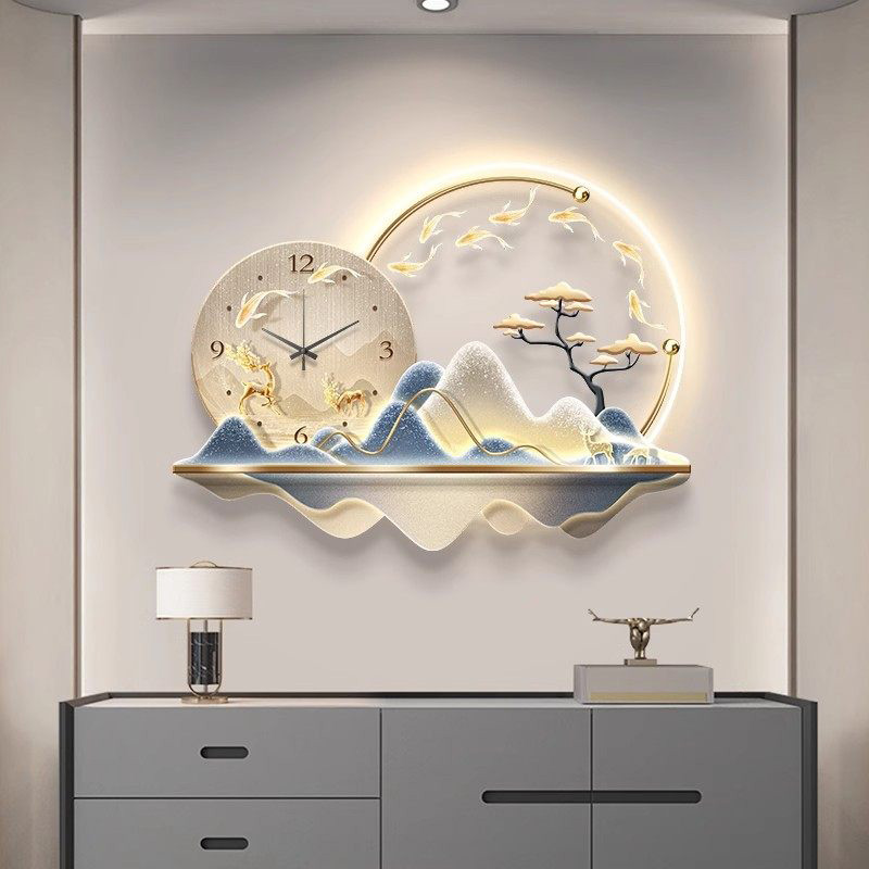 Art Mural Led Clock Wall Luxur - Luxury Lifestyle Aesthetic reseña y precio